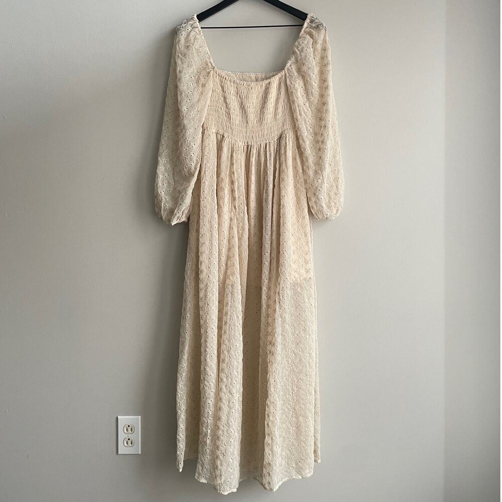 Free People Malina Maxi Dress Cream - Picture 5 of 6